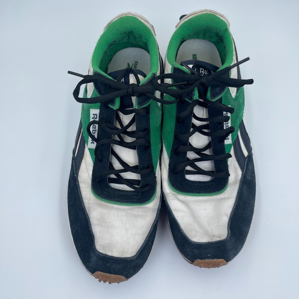 Reebok Classic Leather Forte Racer Legacy AZ Sneakers Mens Size 10.5 White Green